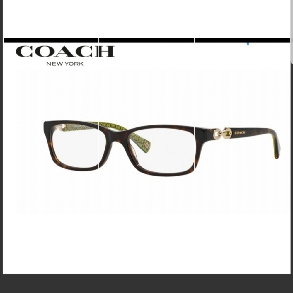 Coach eye glass frames with case